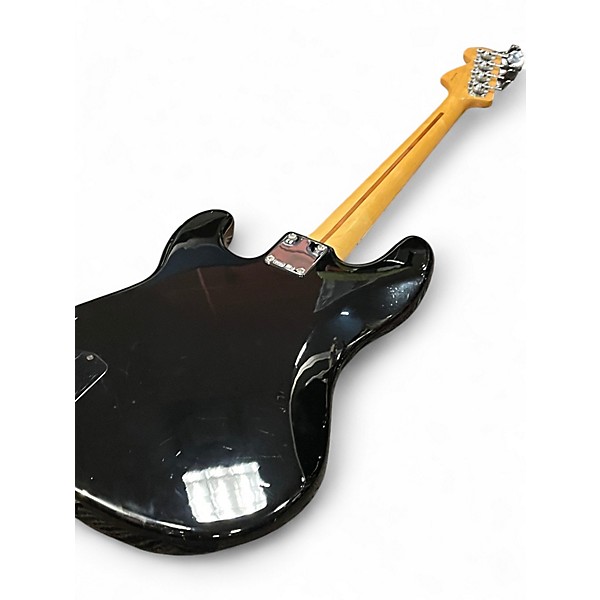 Used Fender Deluxe Series Precision Bass Special Black and Gold Electric Bass Guitar