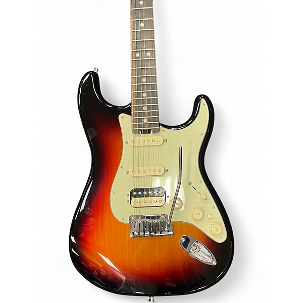Used Fender American Elite Stratocaster HSS Shawbucker 2 Color Sunburst Solid Body Electric Guitar