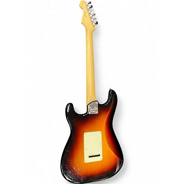 Used Fender American Elite Stratocaster HSS Shawbucker 2 Color Sunburst Solid Body Electric Guitar