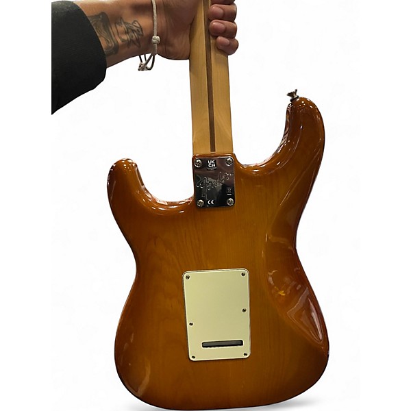 Used Fender Stratocaster Honey Burst Solid Body Electric Guitar