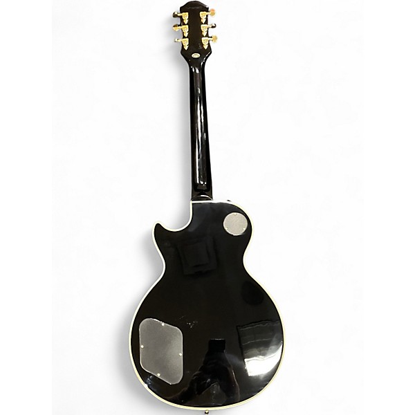 Used Epiphone Les Paul Custom Blackback Pro Antique Ivory Solid Body Electric Guitar