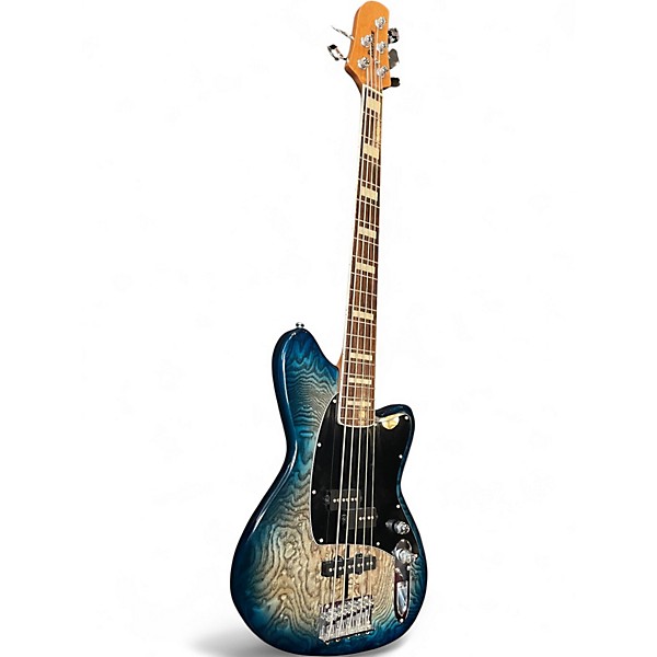 Used Ibanez TMB405TA COSMIC BLUE STARBURST Electric Bass Guitar