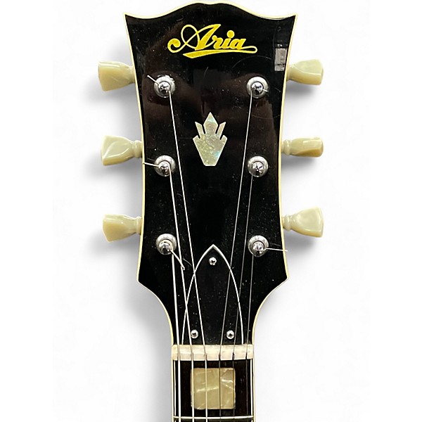 Used 1970s Aria 5502WA Walnut Hollow Body Electric Guitar