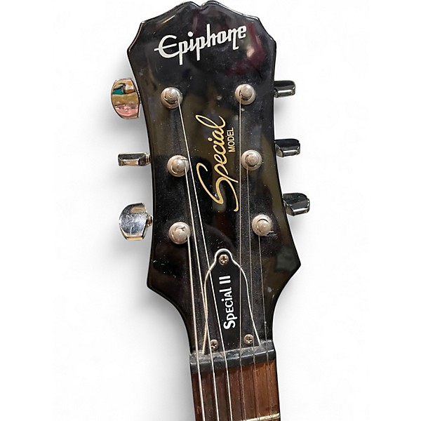Used Epiphone Les Paul Special II Black Solid Body Electric Guitar