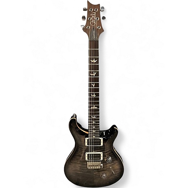 Used PRS Custom 24 10 Top CHARCOAL BURST Solid Body Electric Guitar