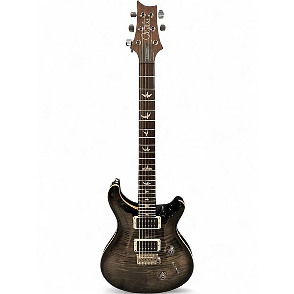 Used PRS Custom 24 10 Top CHARCOAL BURST Solid Body Electric Guitar