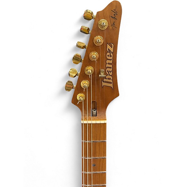 Used Ibanez TQM1-NT Natural Solid Body Electric Guitar
