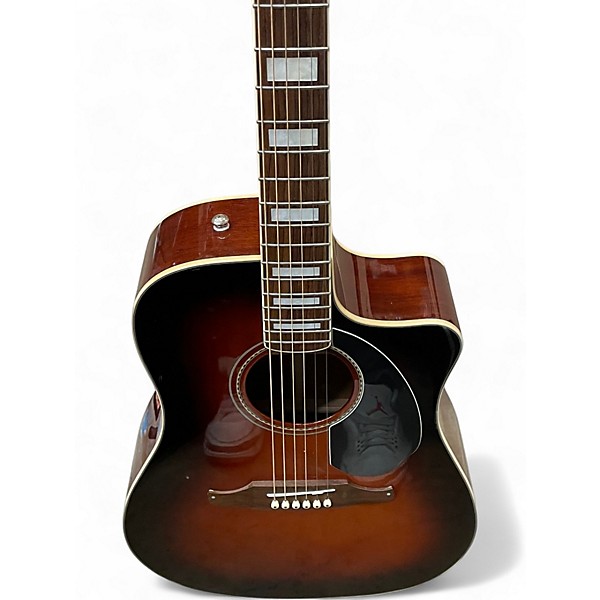 Used Fender KINGMAN SCE 3TS SUNBURST Acoustic Guitar