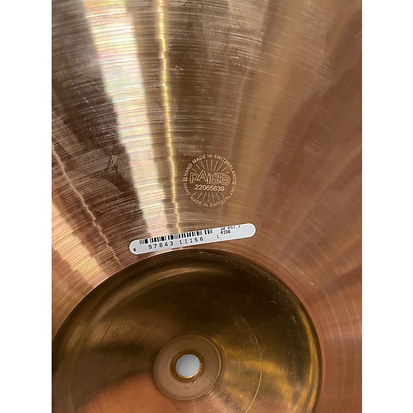 Used Paiste 20in PST7 Ride Cymbal