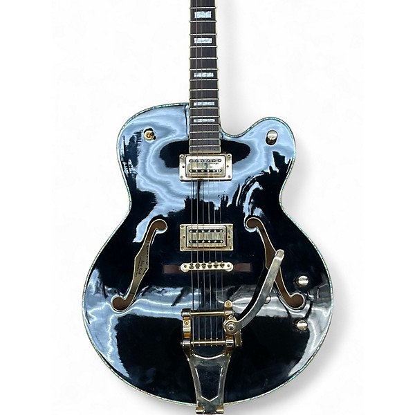 Used Carlo Robelli CRB1955 Black Hollow Body Electric Guitar