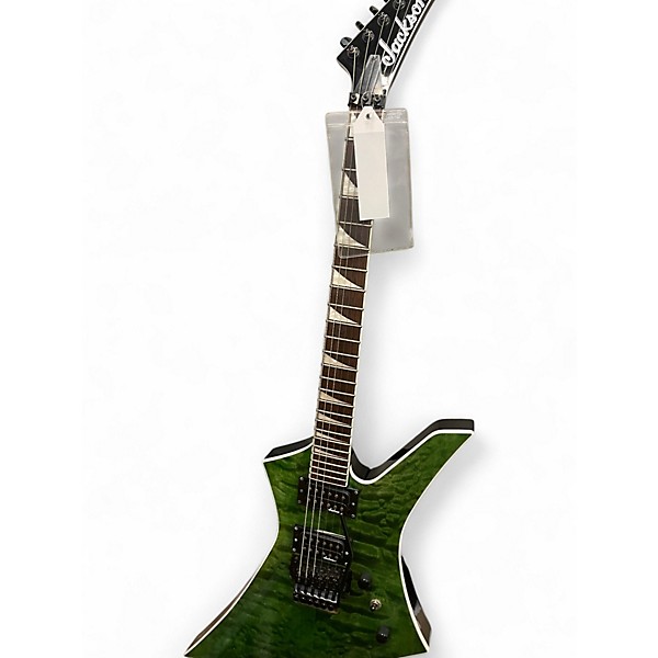 Used Jackson KEXQ Green Solid Body Electric Guitar