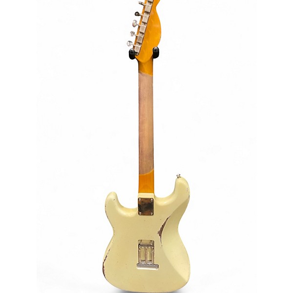 Used Mjt Guitars VTS  Olympic White Relic Solid Body Electric Guitar