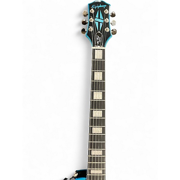 Used Epiphone LES PAUL CUSTOM WIDOW INDIGO BURST Solid Body Electric Guitar