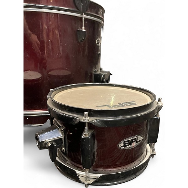 Used Sound Percussion Labs 3 Piece Little Kicker Junior Dark Red Drum Kit