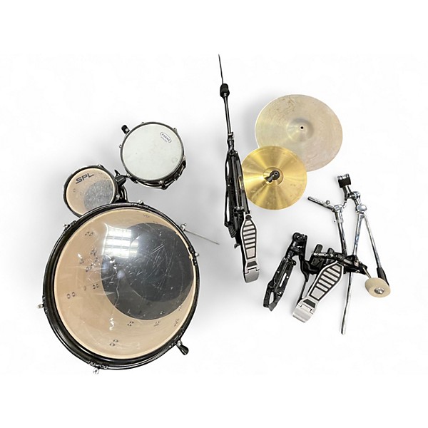 Used Sound Percussion Labs 3 Piece Little Kicker Junior Dark Red Drum Kit