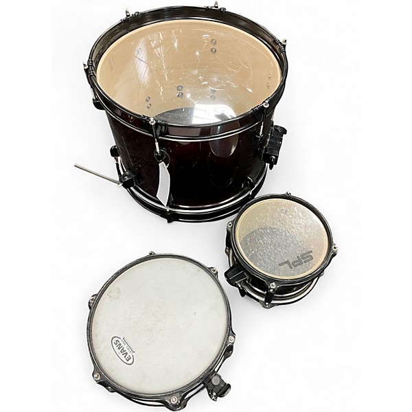 Used Sound Percussion Labs 3 Piece Little Kicker Junior Dark Red Drum Kit