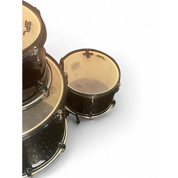 Used SPL 6 Piece STARTER KIT Black Drum Kit