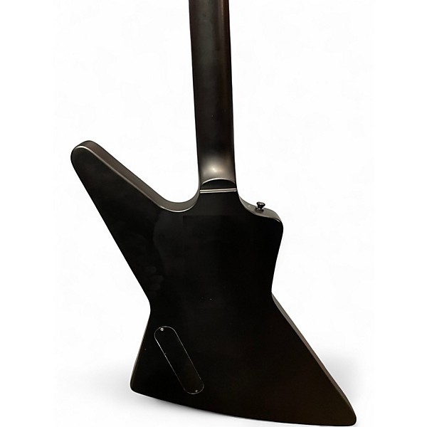 Used Epiphone 58 Goth Explorer Black Solid Body Electric Guitar