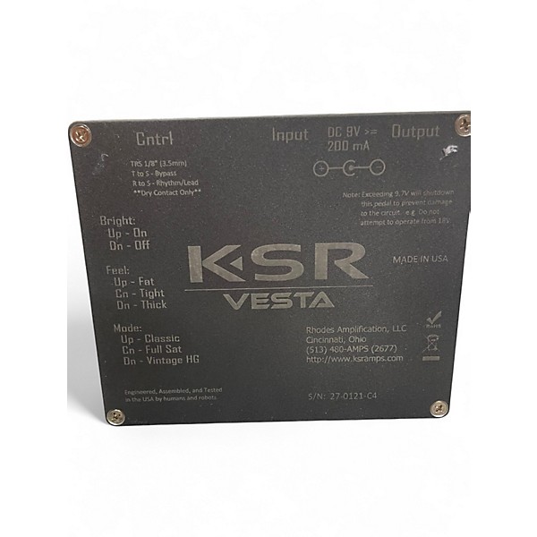 Used Ksr VESTA Effect Pedal