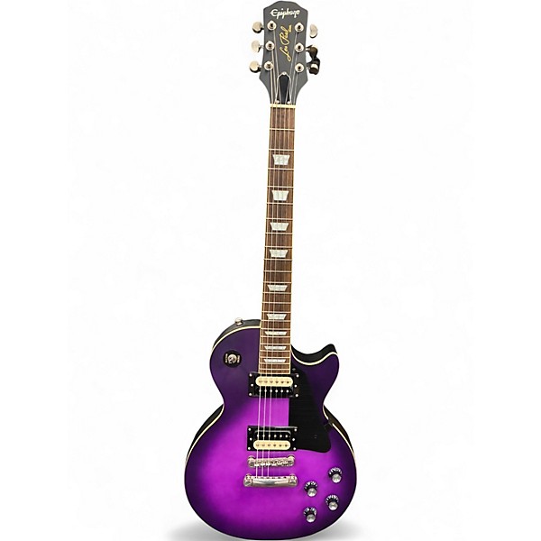 Used Epiphone Les Paul Traditional Pro IV Purple Solid Body Electric Guitar