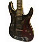 Used Schecter Guitar Research Omen Extreme 6 See Through Black Solid Body Electric Guitar