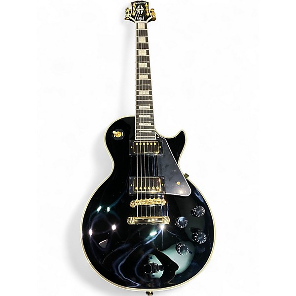 Used Epiphone Les Paul Custom Black Solid Body Electric Guitar