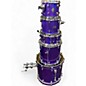 Used ddrum 5 Piece Dominion Maple AMETHYST PURPLE WRAP Drum Kit thumbnail