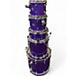 Used ddrum 5 Piece Dominion Maple AMETHYST PURPLE WRAP Drum Kit