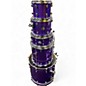 Used ddrum 5 Piece Dominion Maple AMETHYST PURPLE WRAP Drum Kit