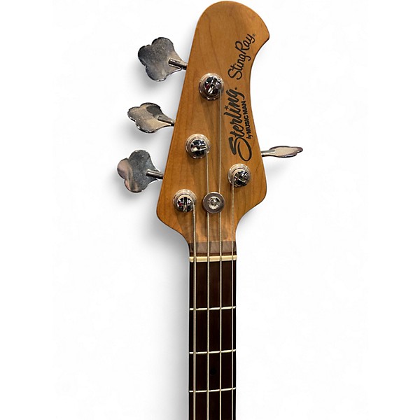 Used Sterling by Music Man Ray34 Natural Assh Electric Bass Guitar