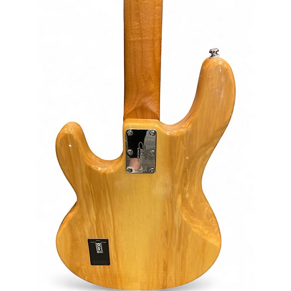 Used Sterling by Music Man Ray34 Natural Assh Electric Bass Guitar