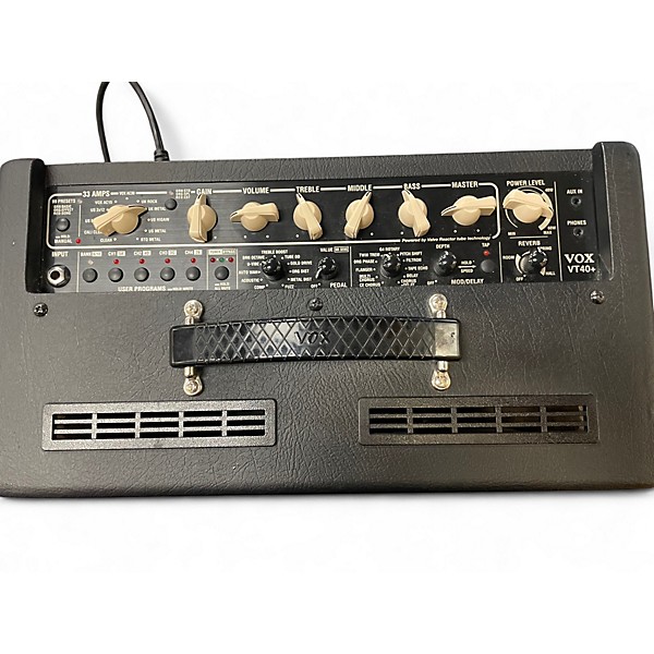 Used VOX VT40Plus Valvetronix 1x10 40W Guitar Combo Amp