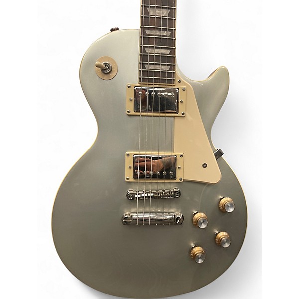 Used Epiphone Les Paul Standard Silver Solid Body Electric Guitar