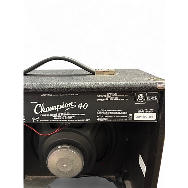 Used Fender Champion 40 Guitar Combo Amp