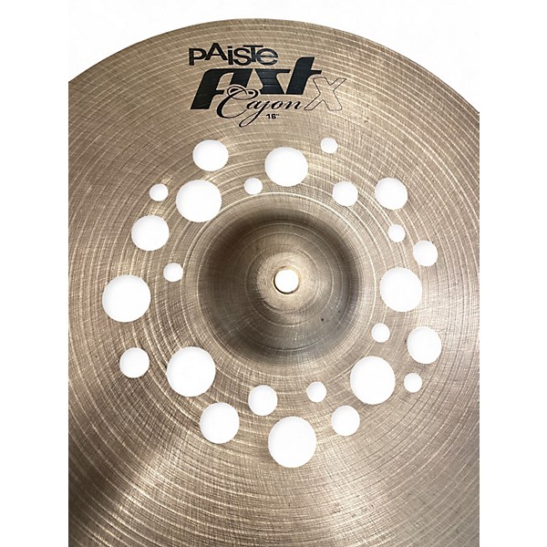 Used Paiste 16in PSTX Cajon Cymbal