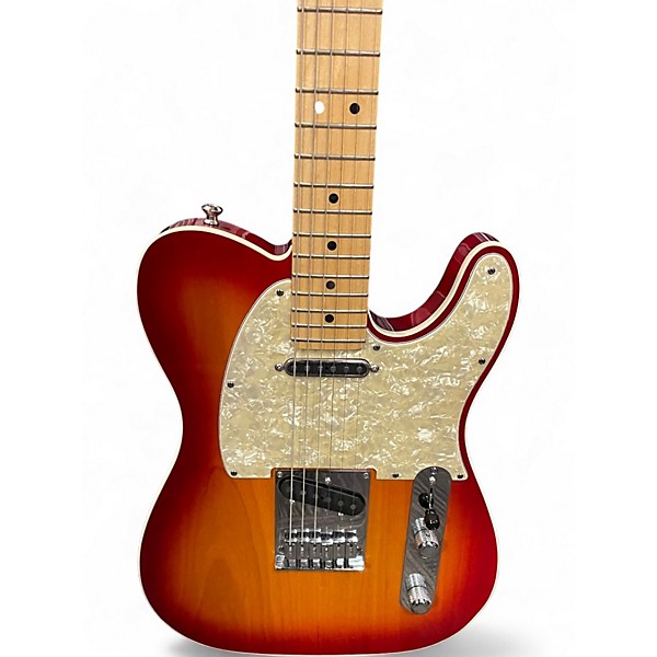 Used Fender American Deluxe Telecaster Aged Cherry Burst Solid Body Electric Guitar