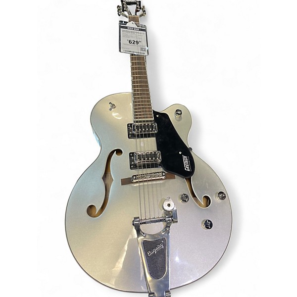 Used Gretsch Guitars G5420T Electromatic Metallic Silver Hollow Body Electric Guitar