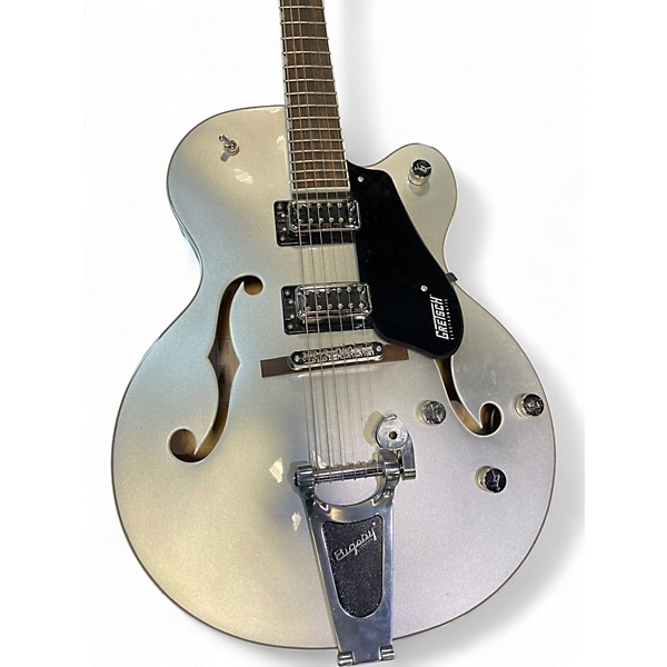 Used Gretsch Guitars G5420T Electromatic Metallic Silver Hollow Body Electric Guitar