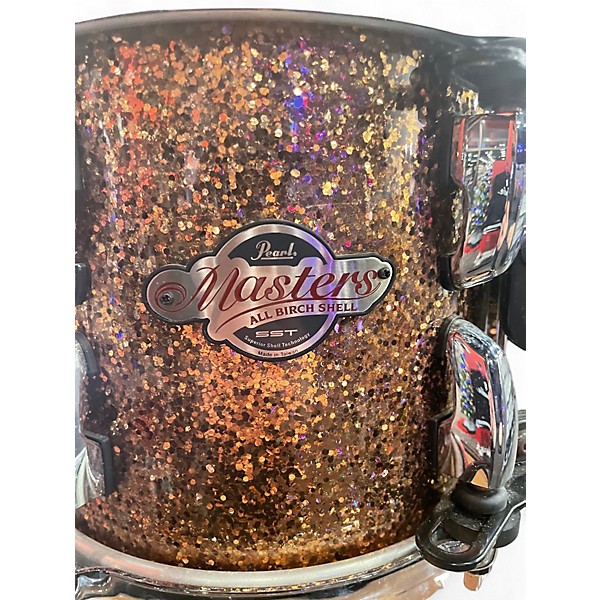 Used Pearl 5 Piece Masters MCX Series GOLDEN SPARKLE Drum Kit