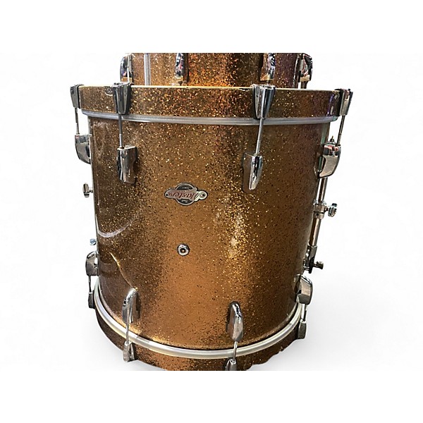 Used Pearl 5 Piece Masters MCX Series GOLDEN SPARKLE Drum Kit