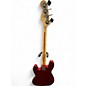 Used Squier Standard Jazz Bass Candy Apple Red Electric Bass Guitar