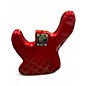 Used Squier Standard Jazz Bass Candy Apple Red Electric Bass Guitar
