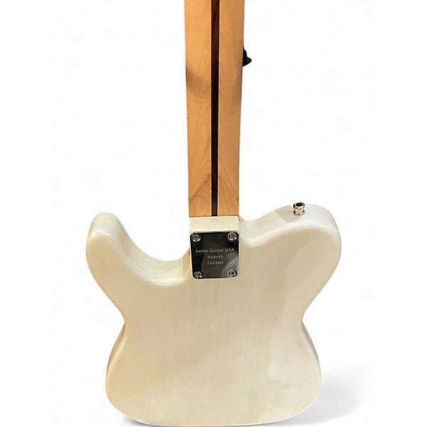 Used Santo T STYLE White Blonde Solid Body Electric Guitar