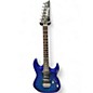 Used Ibanez GRX70QA Transparent Blue Burst Solid Body Electric Guitar thumbnail