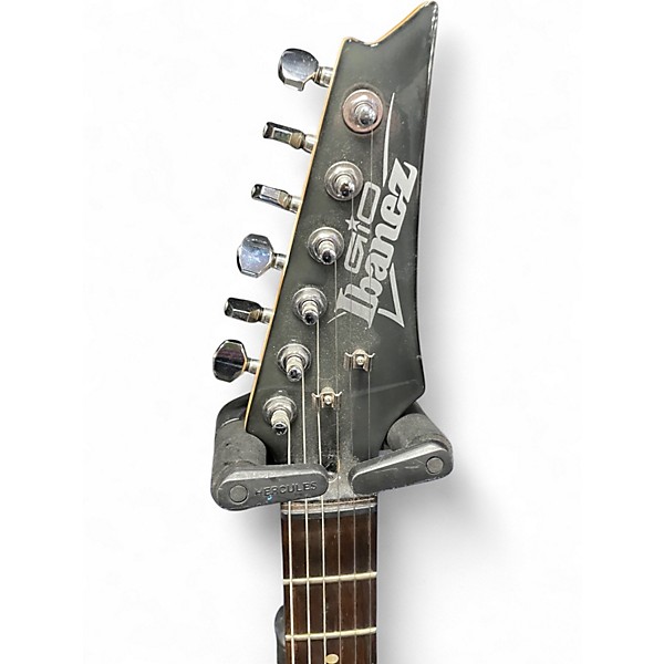 Used Ibanez GRX70QA Transparent Blue Burst Solid Body Electric Guitar