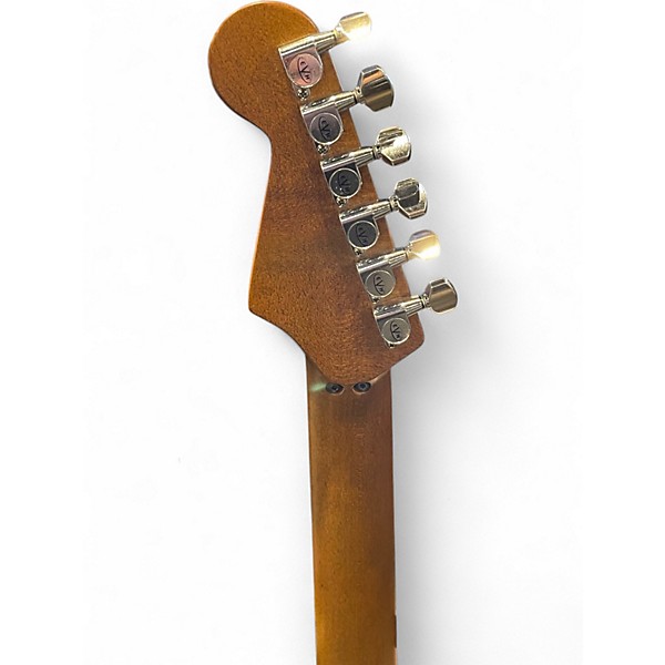 Used 2022 EVH FRANKENSTEIN SERIES RELIC White Solid Body Electric Guitar