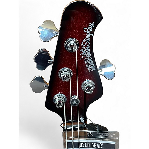 Used Ernie Ball Music Man Stingray 4 String RED Electric Bass Guitar