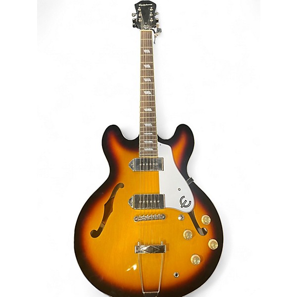 Used Epiphone Casino Sunburst Hollow Body Electric Guitar