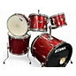 Used TAMA 5 Piece Imperialstar RED SPARKLE Drum Kit thumbnail