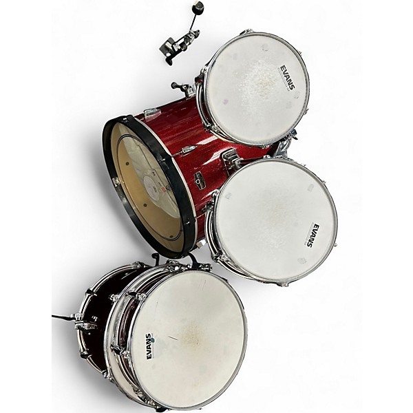 Used TAMA 5 Piece Imperialstar RED SPARKLE Drum Kit
